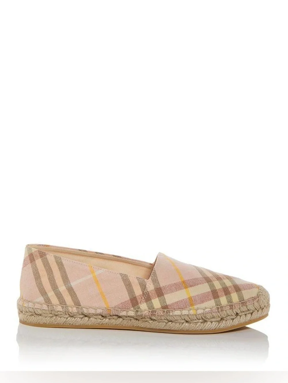 Burberry Women's Mews Check Espadrille Flats